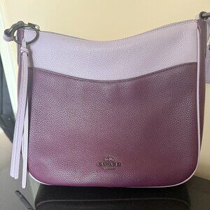 Coach Two-Toned Purple Crossbody Bag